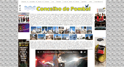 Desktop Screenshot of concelhodepombal.com